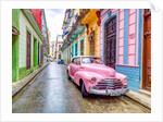 Vintage car in Havana by Assaf Frank
